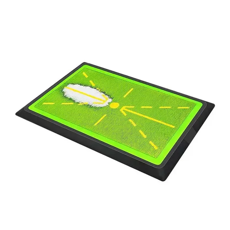 

Golf swing training direction detection strike pad, golf bead hitting track pad