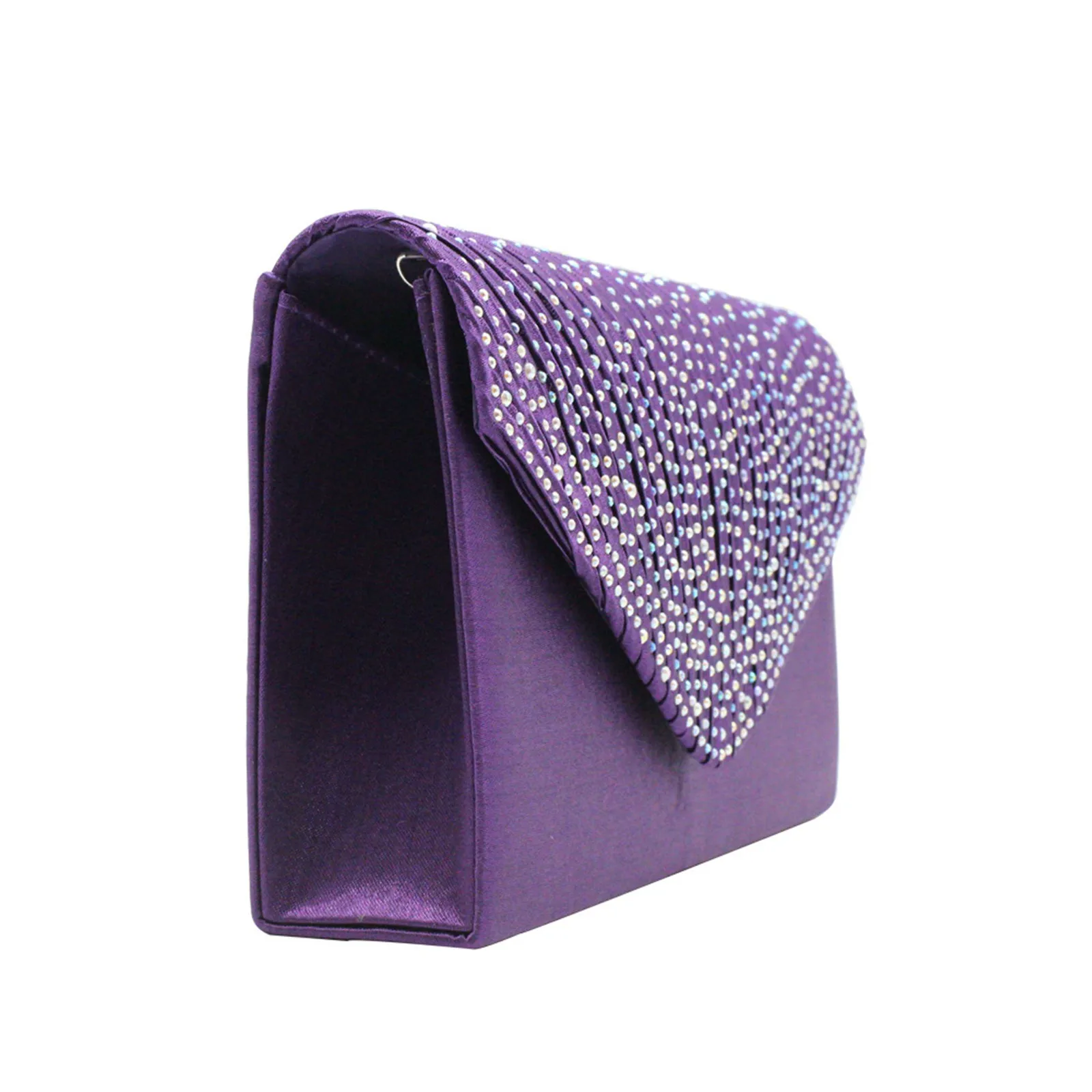 Women's Fashion Elegant Ribbon Diamond Clutch Evening Prom Handbag Light Luxury Single Room Bag For Party Wedding Nightclub image 3