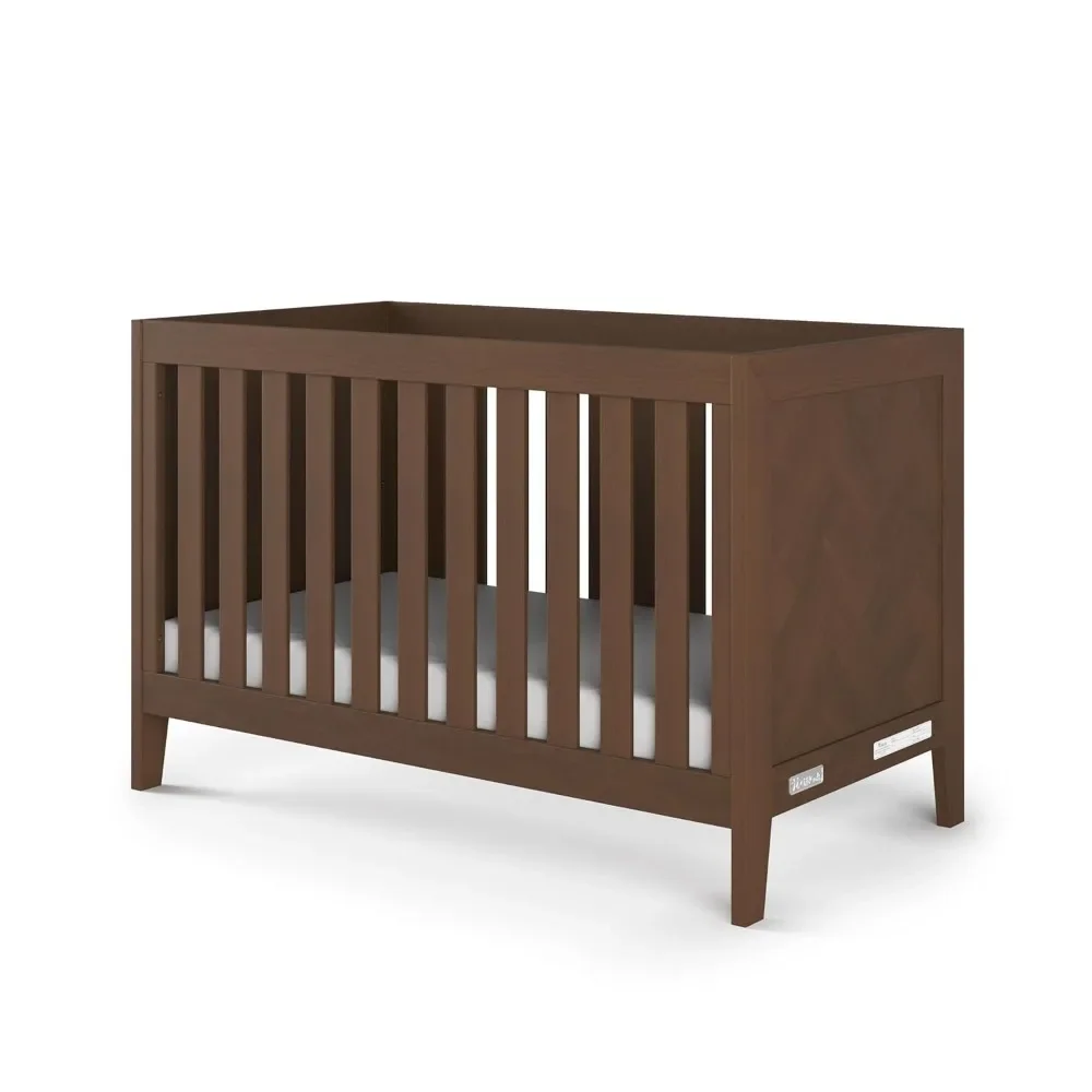 Kieran 3 in 1 Convertible Crib, Baby Crib Converts to Day Bed, Toddler Bed, 3 Adjustable Mattress Positions, Non-Toxic