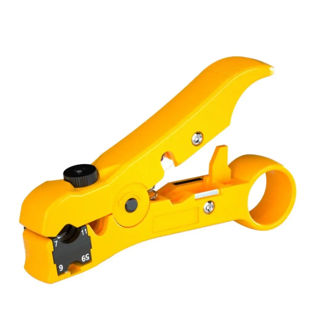 

Steel Cable Wire Pliers Multi-functional UTP/STP RG59 RG6 RG7 RG11 Wire Stripper Special Durable Coaxial Stripping Pliers