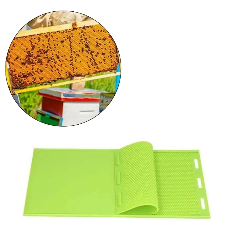 Đa Năng Khuôn Silicon Tổ Ong Họa Tiết Khuôn Beewax Lá Khuôn Thiết Bị Nuôi Ong Tổ Ong Khuôn Ép 918D