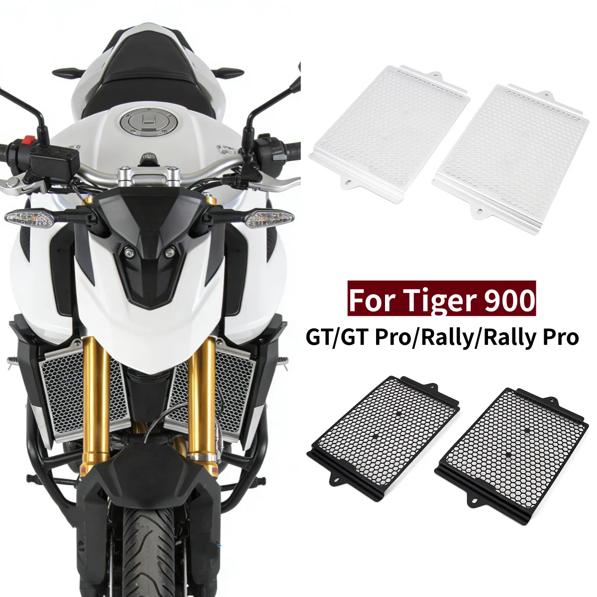 Für Tiger 850 Sport Motorrad Zubehör Kühlergrill Schutz Abdeckung Grill Schutz Für Tiger 900/GT/GT Pro/Rally/Rally Pro