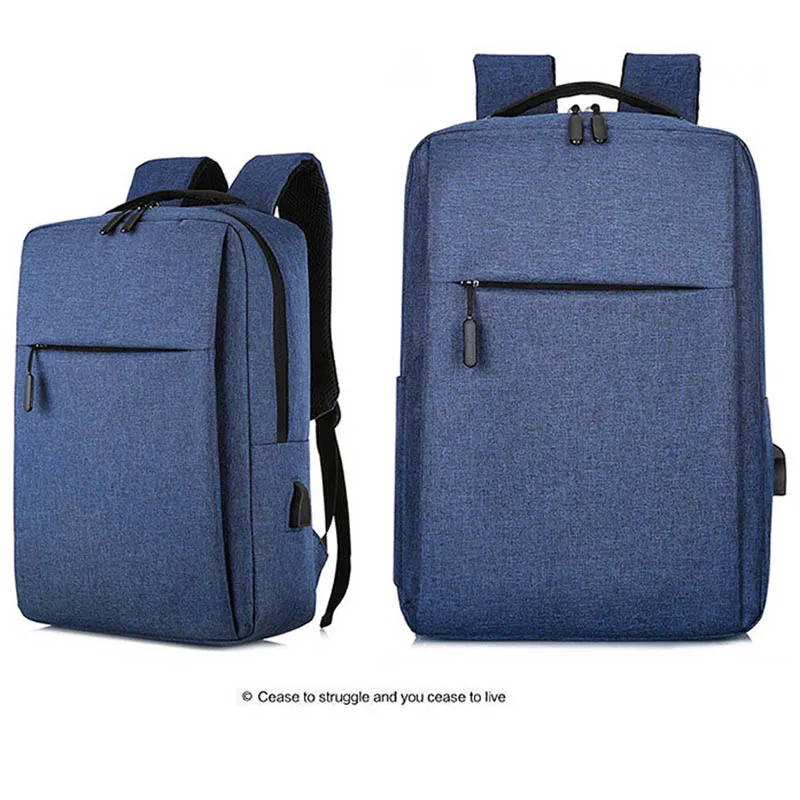 Mochila sencilla recargable por Usb para hombre, bolsa informal para ordenador de negocios, novedad, 2023