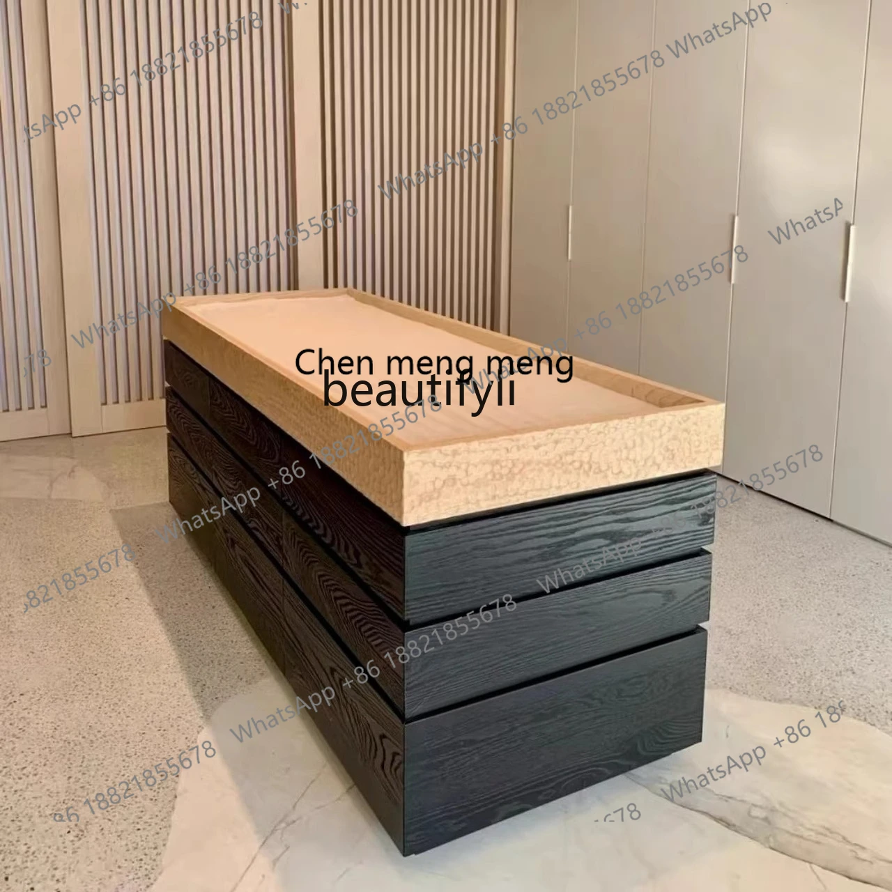 X  Retro style, Nakajima cabinet, cloakroom, medieval jewelry display cabinet, bedroom, storage chest