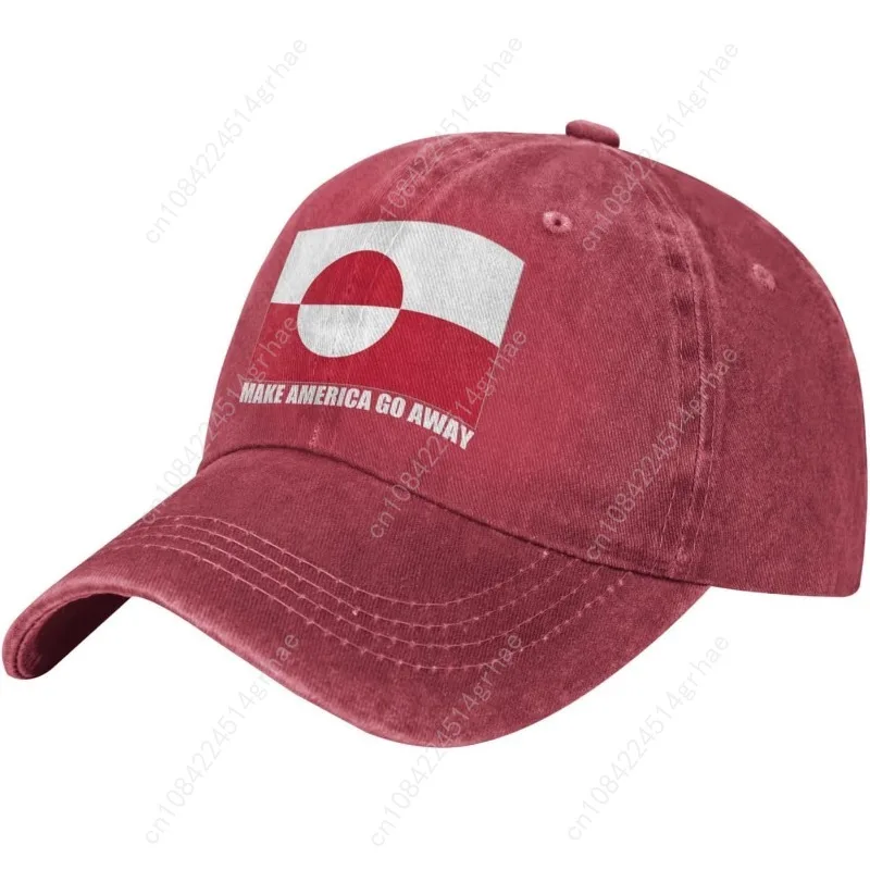 Make America Go Away Hat for Men's Greenland Anti Baseball Caps Make America Go Away Cap