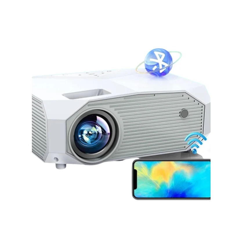 

5G projector WIFI mobile wireless same screen full HD home movie playback mini 1080P Smart Voice Projector video screen