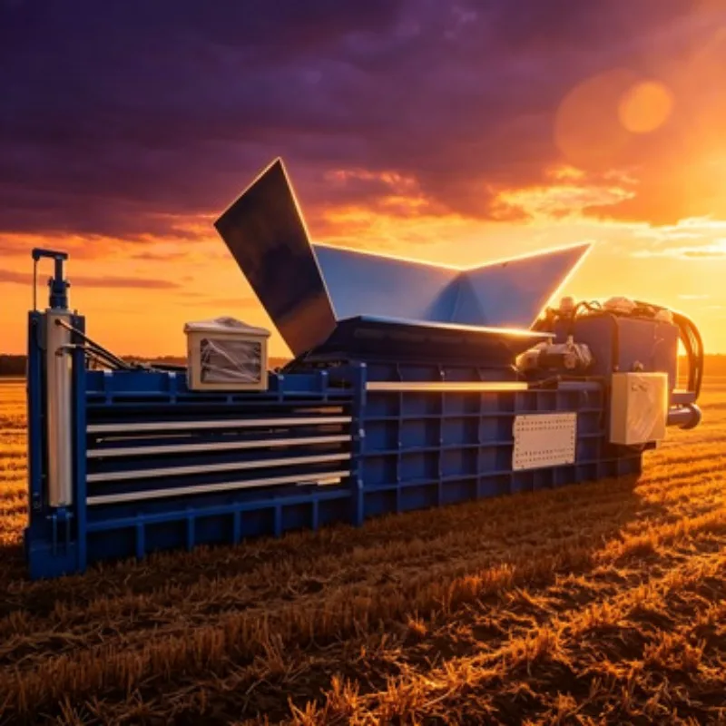 Compact & Portable Silage Wrapper and Mini Baler Combo Agricultural Forage Packing Equipment Combining Baling Wrapping for Small