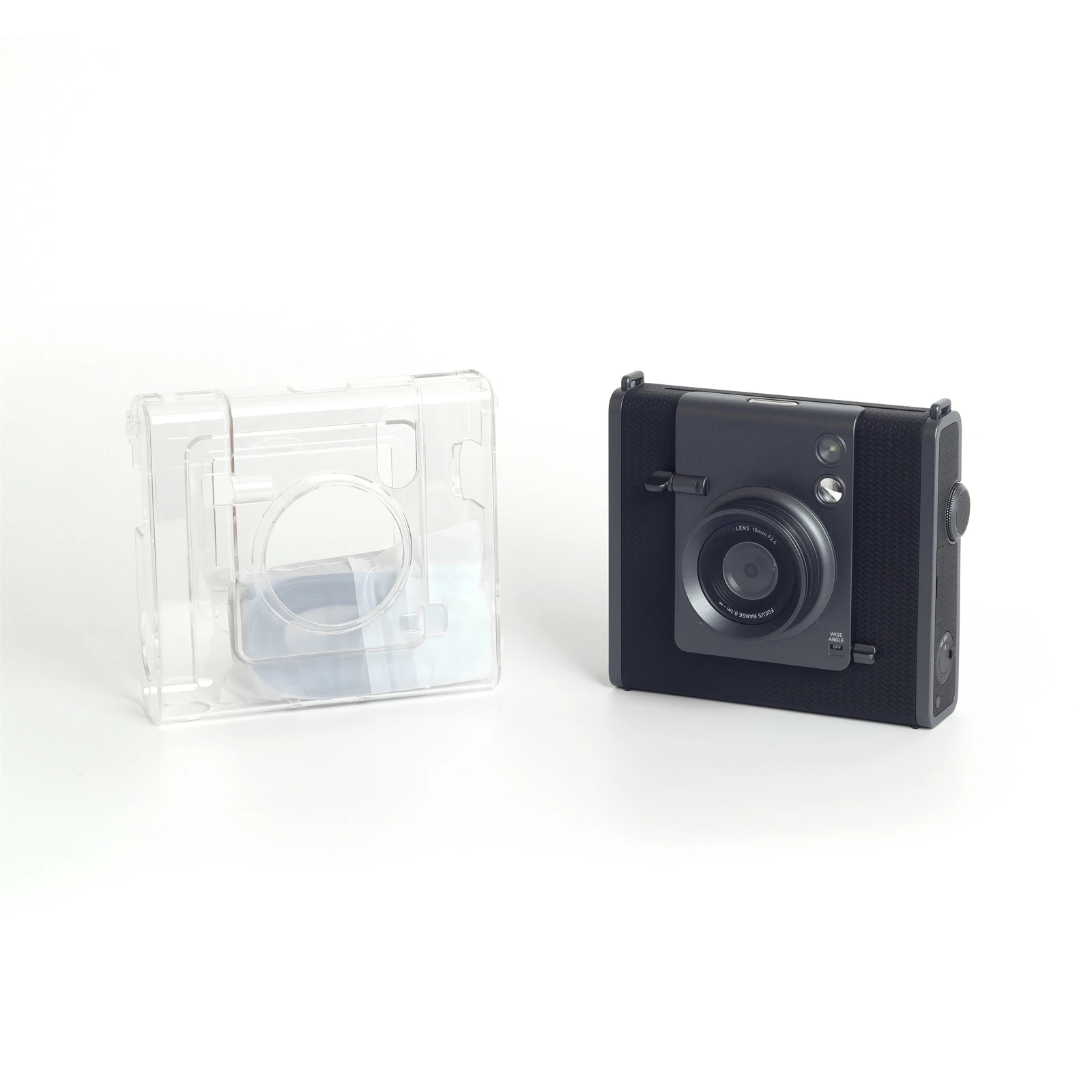 Прозрачный защитный чехол для Instax Wide EVO, противоударный и противоударный, высококачественный защитный чехол из материала ПК со шнурком