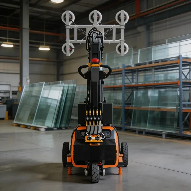 FOB Industrial Transportation Vacuum Glass Lifter Machine 6 Suction Pads Industrial Robotic Window Glazing Equipment Supplier