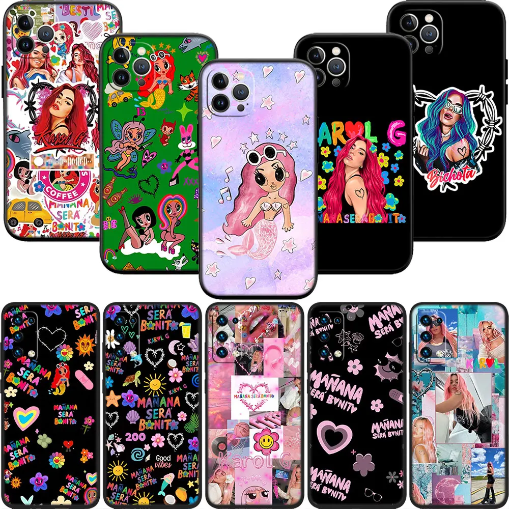 VY59 Karol G Soft Shell Phone Case for Samsung Galaxy A11 A12 A13 A15 A52S A53 A55 A56 A70 A71 A72 A73 F06 F16 F56 S10 Plus S10e