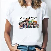 One Piece Anime T-Shirt Summer Collection  Pirates Rule Hero Design Vintage Wash Cotton Streetwear