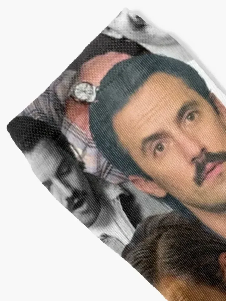 Milo Ventimiglia photo collage Socks sport funny sock cartoon Socks Girl Men's