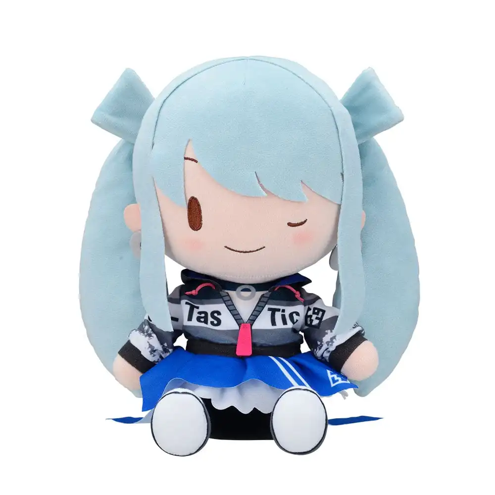 

In Stock Original SEGA Hatsune Miku Plush Toys Miku Fufu The World On The Street 27Cm Anime Collection Toys for Kids Gift