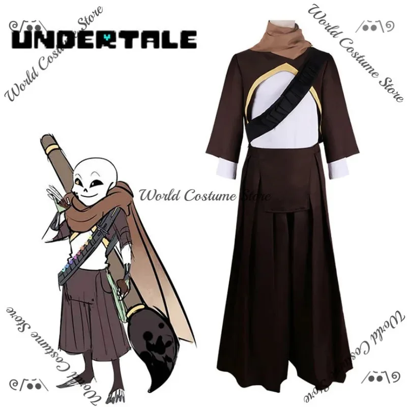 

Game Anime Undertale ink Sans Cosplay Costume Full Set Sans Halloween Costume For Women Men Outfit Uniform Party Show Suits Gift