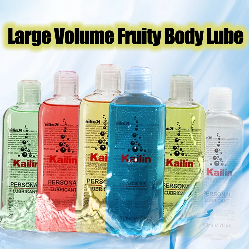 200ML Lubricant Large Capacity Fruit Flavour Body Water-based Lubricant Anal Gay Sex Adult Sex Oil Erotic Products Лубрикант