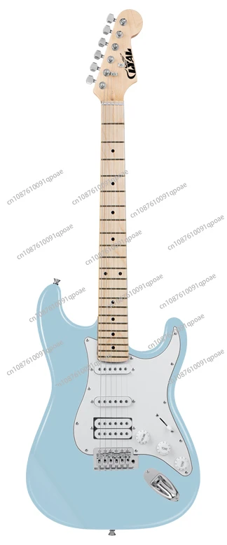 Cheap and High Quality Custom Right Hand 6 String White Color Bass Wood Material St Style Electric Guitar