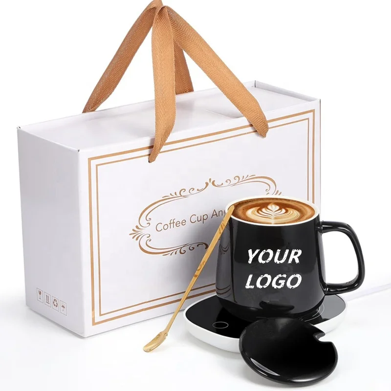 

Portable electric ceramic 55-degree thermostatic cup Intelligent electronic heating Warm water dispenser Heating thermos cup