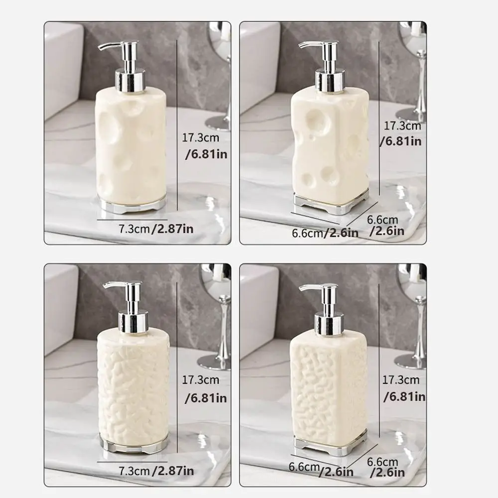 Reusable Bathroom Soap Dispenser Press Type Clear Wash Dispenser Bottle Empty Refillable Hand Pump Dispenser Liquid Container view 5