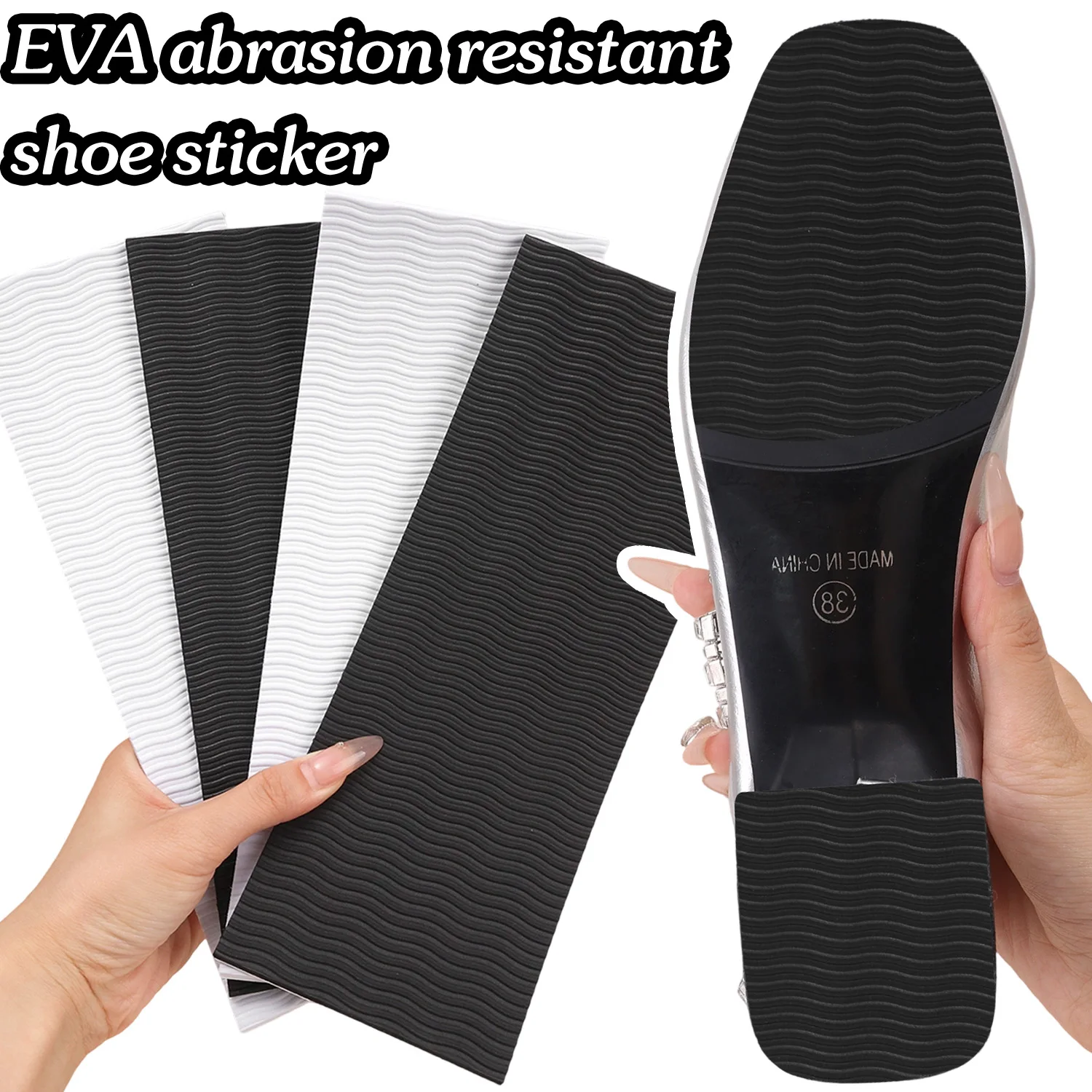 Bricolage réparation anti-dérapant chaussures semelles tampons en caoutchouc semelle extérieure patchs de remplacement hommes femmes auto-adhésif chaussure bas protecteur autocollants