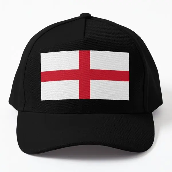 

Flag Of England St George Is Cross Baseball Cap Hat Boys Casquette Sport Mens Snapback Spring Women Sun Czapka Fish Summer