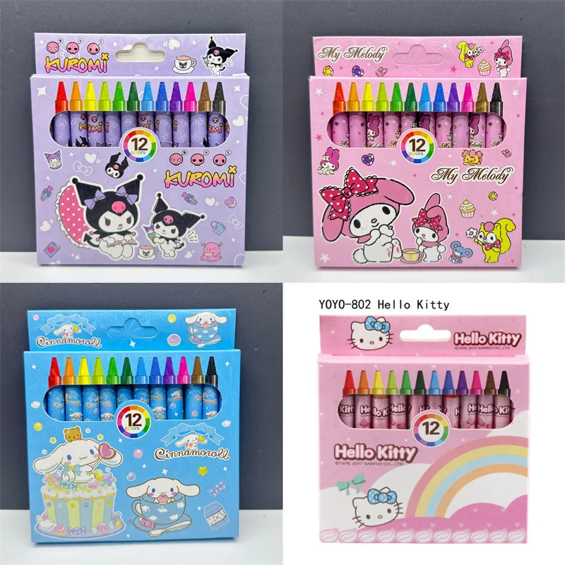 

Stie 12-color crayon painting pen Star Baby Stiechi student oil painting stick art coloring pen