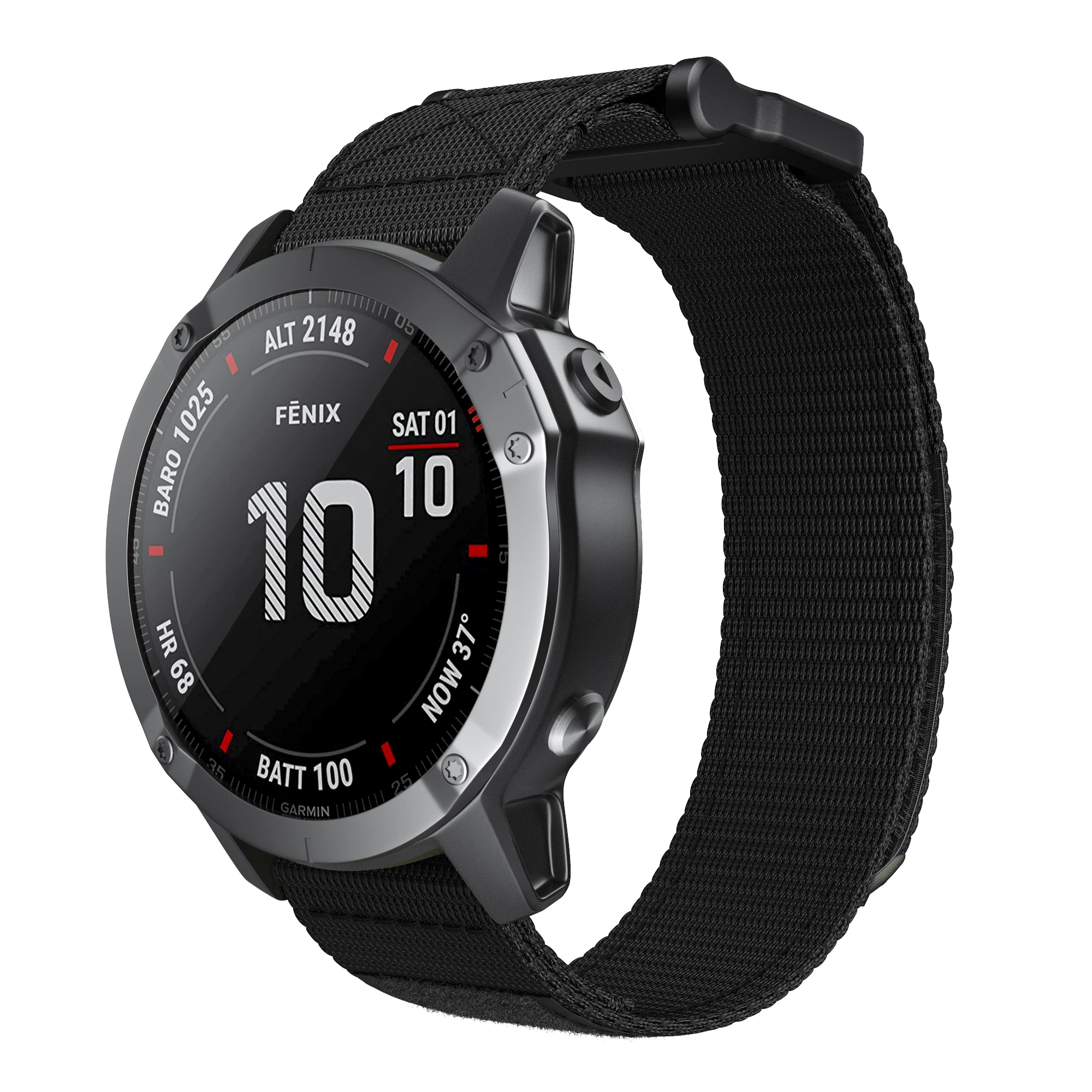 22mm 26mm nylon strap for Garmin Fenix 7X Plain Descent Mk2 Mk2i Enduro instinct 2S TACTIX DELTA Canvas trap free tool
