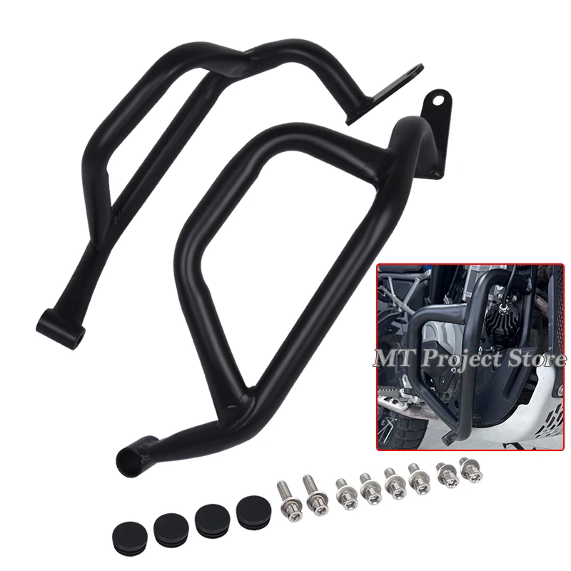 

Frame Bumper Anti-Crash Bar Anti-Fall Protection Kit Engine Protective Cover Motorcycle Lower guard bar For CFMOTO 450MT 450 MT