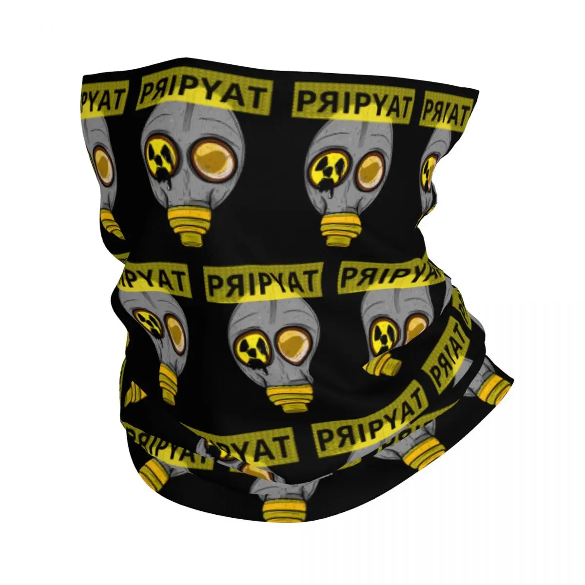 Chernobyl Pripyat Gas Bandana Neck Cover Printed Nuclear Ukraine Balaclavas Magic Scarf Headwear Fishing for Men Adult Washable