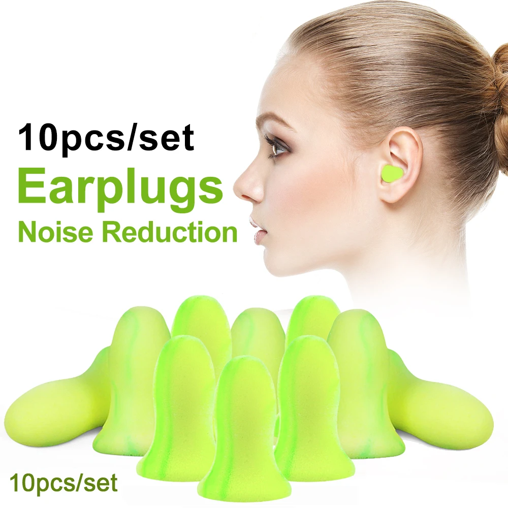 

Sleep Ear Plugs Noise Reduction Sound Insulation Earplugs Soundproof for Sleep Anti-Noise Sleeping Aid Ear Care Reusable 2/10Pcs