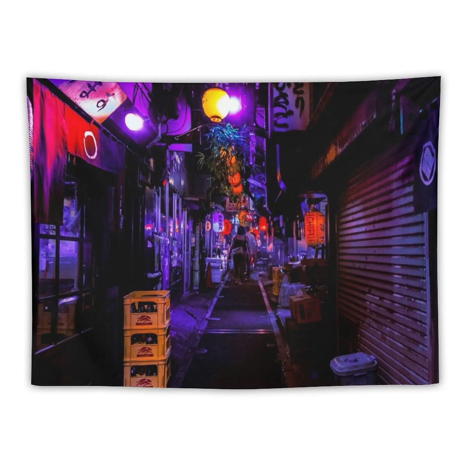 

New Strange Neon Alleyways Tapestry Decoration Home Room Aesthetic Decor