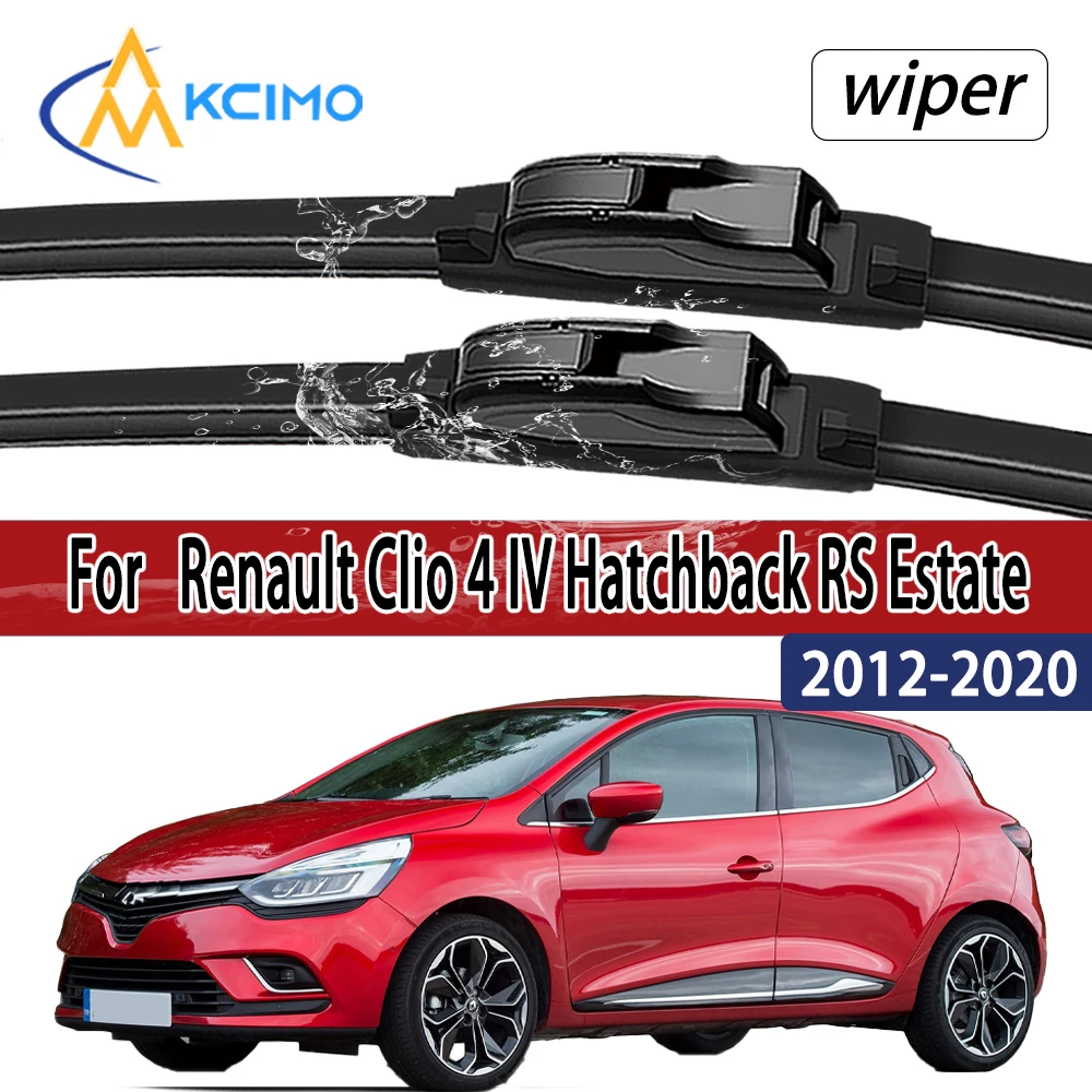Für Renault Clio 4 IV Schrägheck RS Kombi 2012 - 2020 Frontscheibenwischerblätter 2 Stück Windschutzscheiben-Fenster-Zubehör