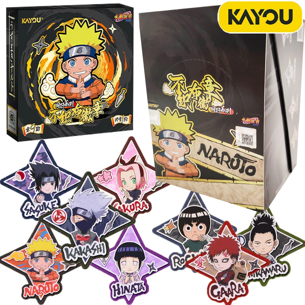 

Genuine Kayou Naruto Anime Cartoon Badge Junior Peer Series Non-woven Fabric Creative Peripherals Cosplay Decoration Brooch Gift