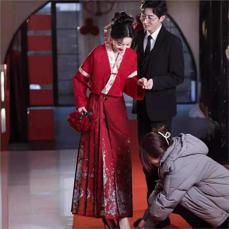 فستان على الطراز الصيني الجديد وهان نوع من الملابس على الطراز المحمص #2