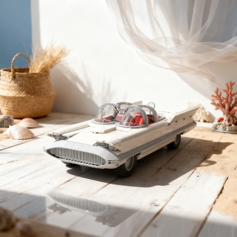 

1479pcs MOC Lincoln Futura Icons Model Building Blocks DIY Gift Creative Collectible Display Decor Premium Adult Kids Desk Home