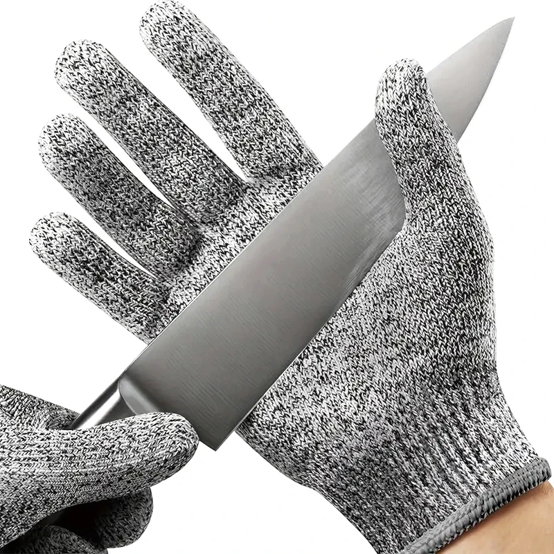 

1 Pair Cut Resistant Gloves Food Grade Safety Cutting Gloves Level 5 Protection Supplies Gardening Garden Labor Protection Glove