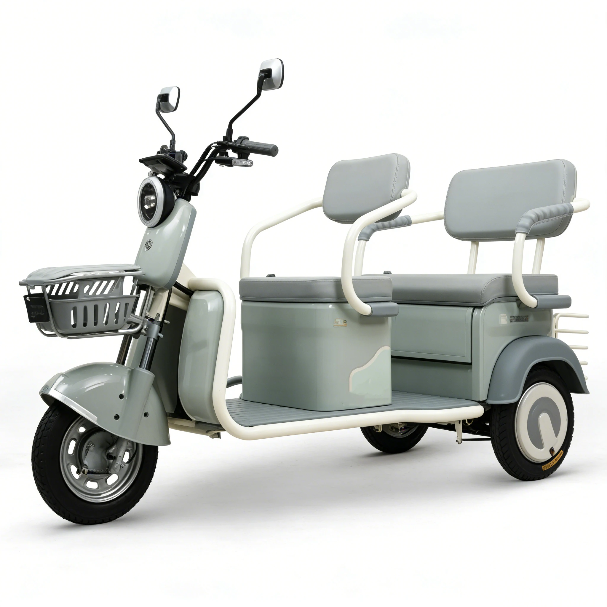 High Performance Electric Tricycle for Passenger Use Open Upgraded Suspension Long-Lasting Power Battery 50-70Km/h 70-90km Range