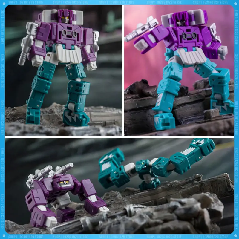 

Трансформация Dr.Wu Dw-P51 Blurr Chatter Beastbox Sqwaktalk Mini Pocket War Robot Игрушка Фигурка Модель Статуя Рождественский Подарок