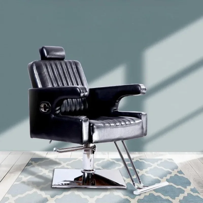 

Retro Hairdo Beauty Rotating Stool Salon Coiffure Chair Aesthetic Professional Backrest Master Silla De Barbero Luxury Manicure