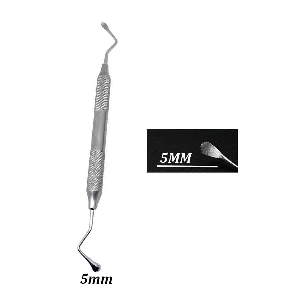Double Ended Dental Excavator Spoon Curette Scaler Gracey with Jagged Tips for Restorative Dentistry view 6