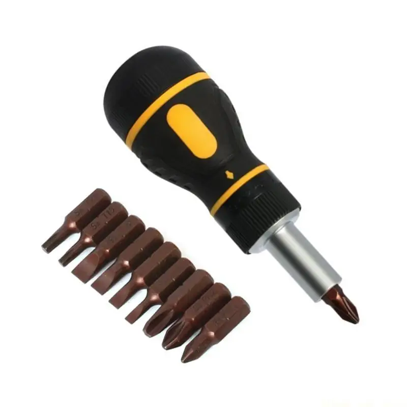 A2BE Alloy Tool Steel Adjustable Ratcheting Screwdriver Set Nut Driver Too f