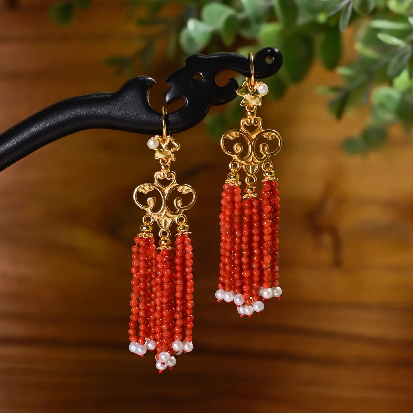 

Серьги-кисточки из натурального красного агата, серебро 925 пробы, винтажный китайский дворцовый этнический стиль, ювелирные украшения с драгоценными камнями, подарок для женщин