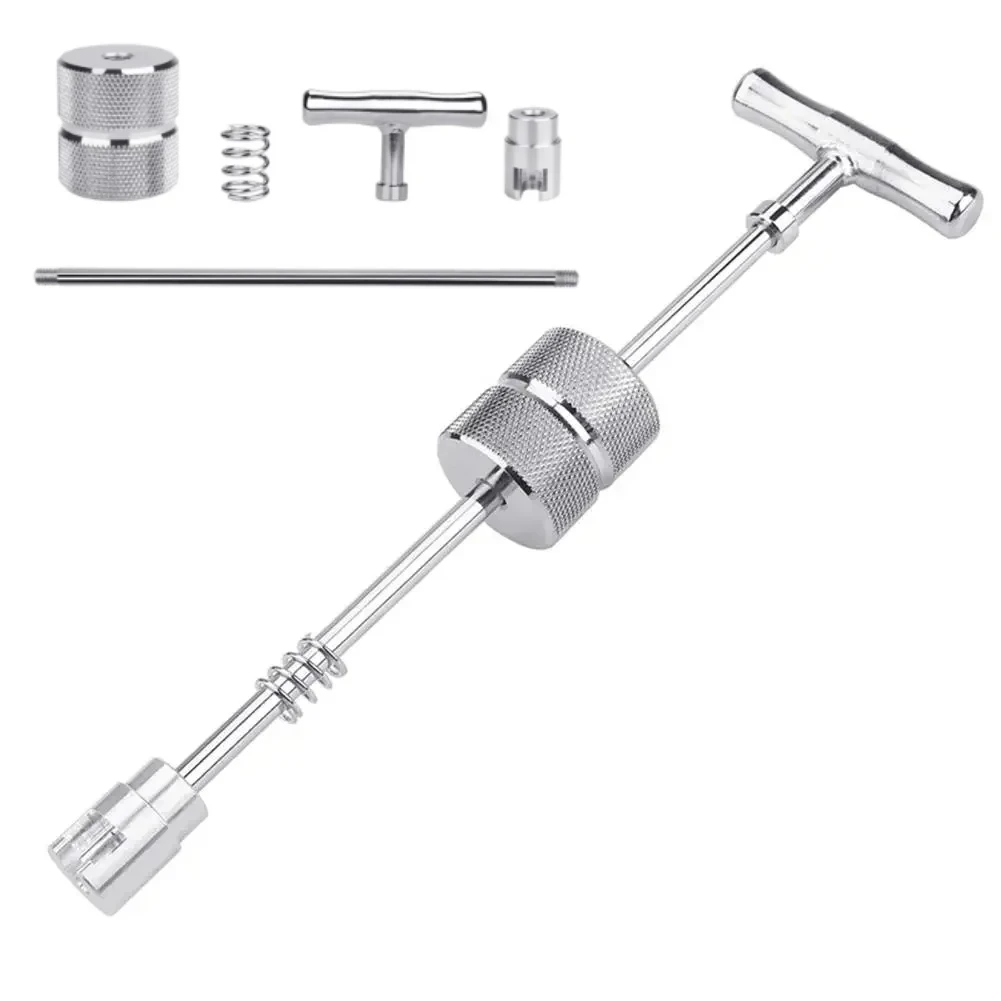 

Universal Car Repair Sheet Metal Kit Slide Hammer Reverse T Bar Pulling Tabs Puller Car Dent Puller Metal T Dent Repair Tool