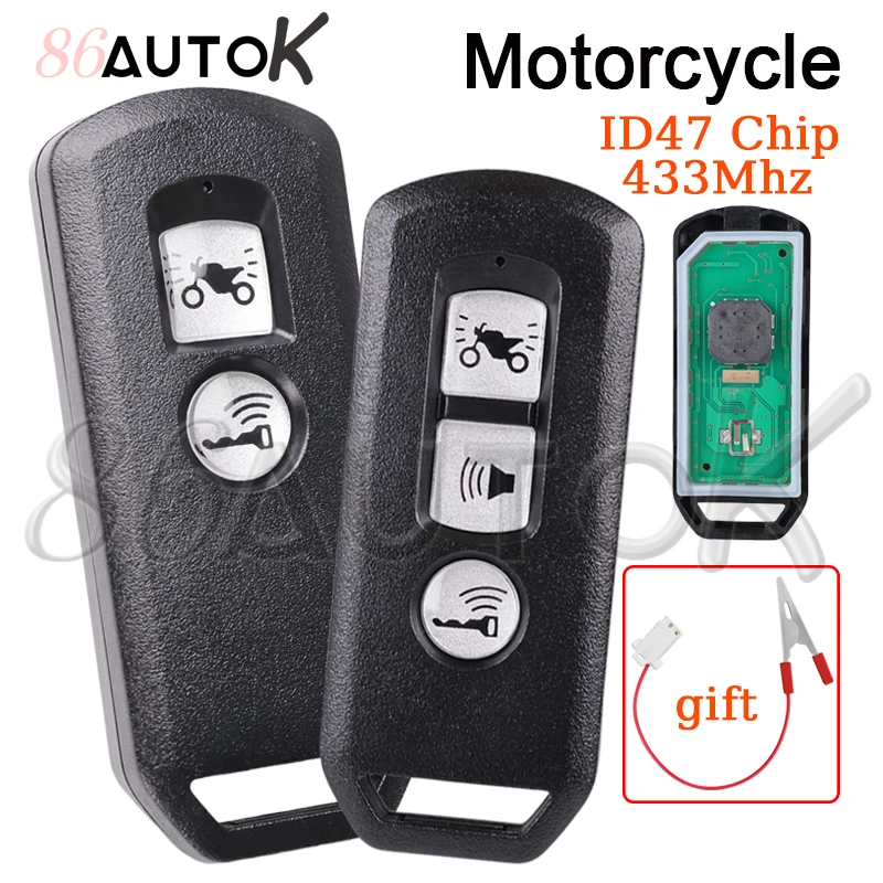 

Автомобильный дистанционный ключ для Honda Motorcycle Scooter ADV Forza 750 300 125 SH 150 PCX150 K35V3 2017 2018 2019 433 МГц ID47 Чип Автомобильные ключи