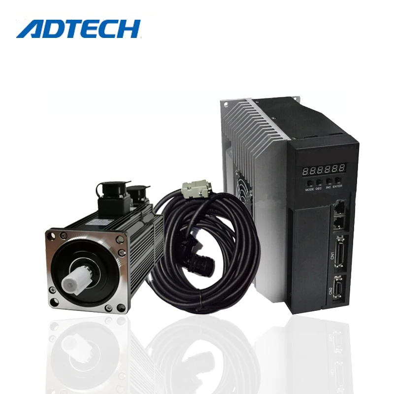 ADTECH Servo pack 15NM 1500rpm 130mm flange 2300 watt Servo controller included motor and driver