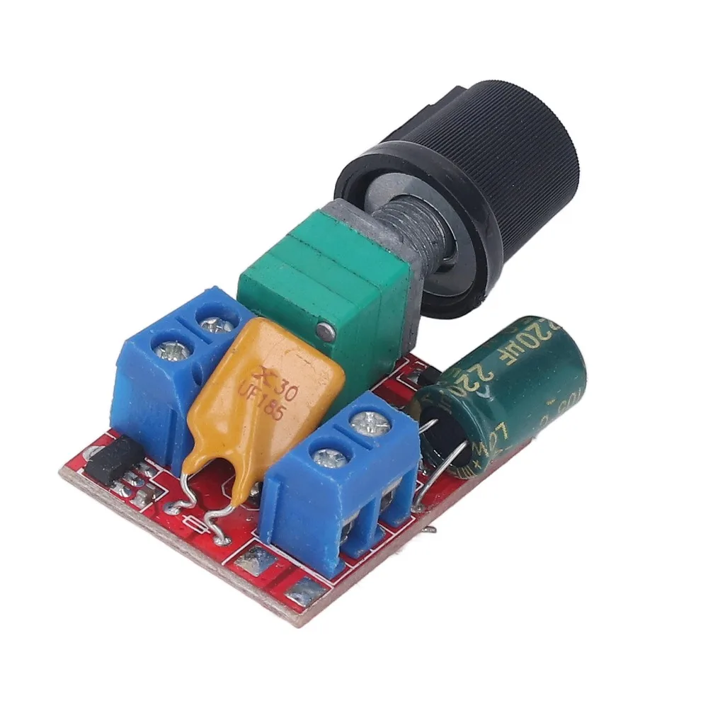 3pcs 3V-35V Motor Speed Controller 1% to 100% Duty Cycle 5A 90W LED Dimmer Control Board Speed Control Switch Self Recovery Fuse