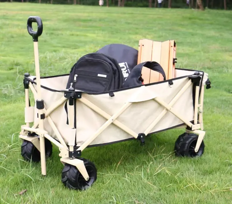 Beach Camping cart heavy duty folding wagon trolley cart