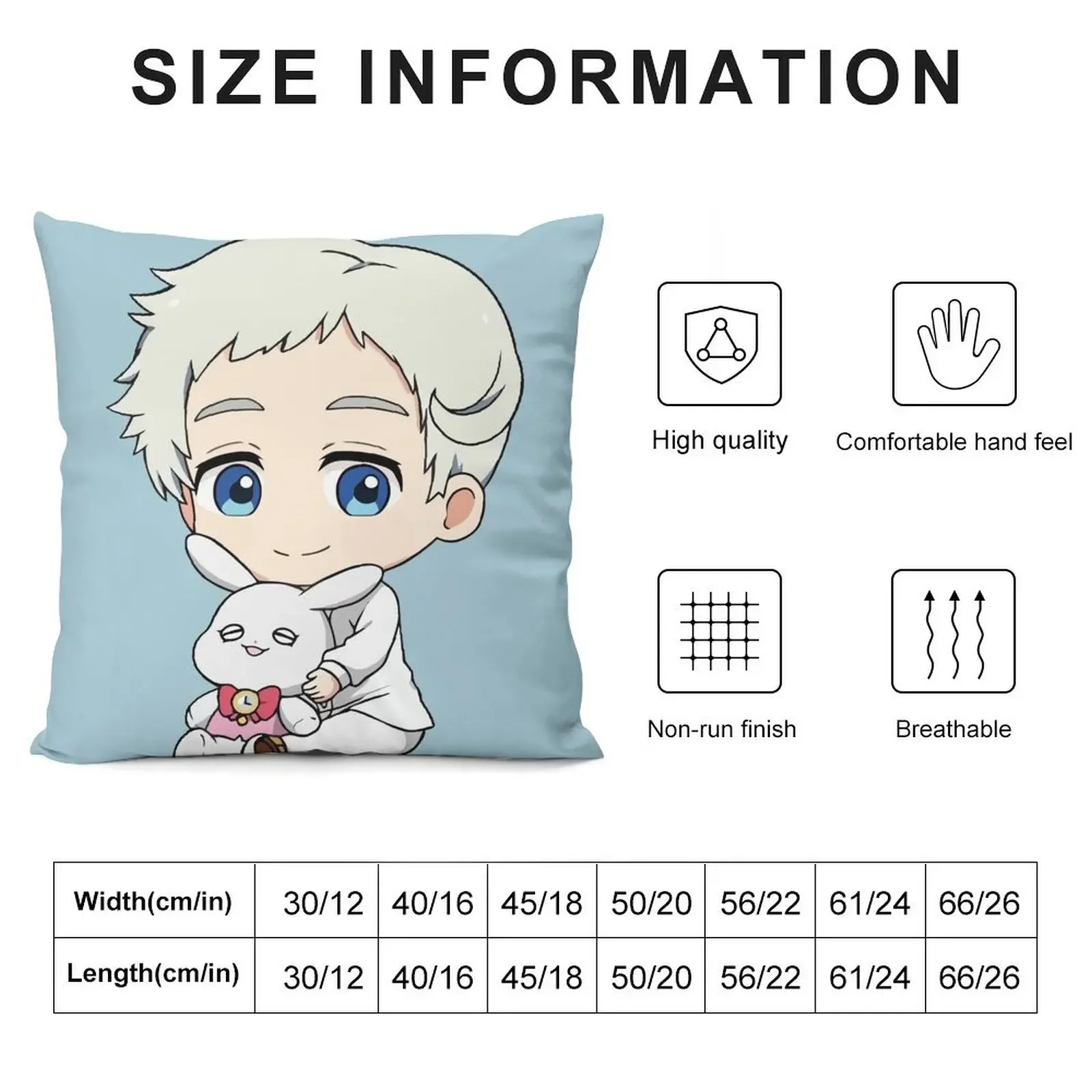 The Promised Neverland- Norman Throw Pillow Sitting Cushion Couch Pillows pillow