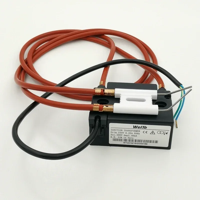 High Voltage Pulse Igniter 230V Electronic Transformer for Waste Oil Burner Combustion Engine Ignition Coil Burner Spark Plug