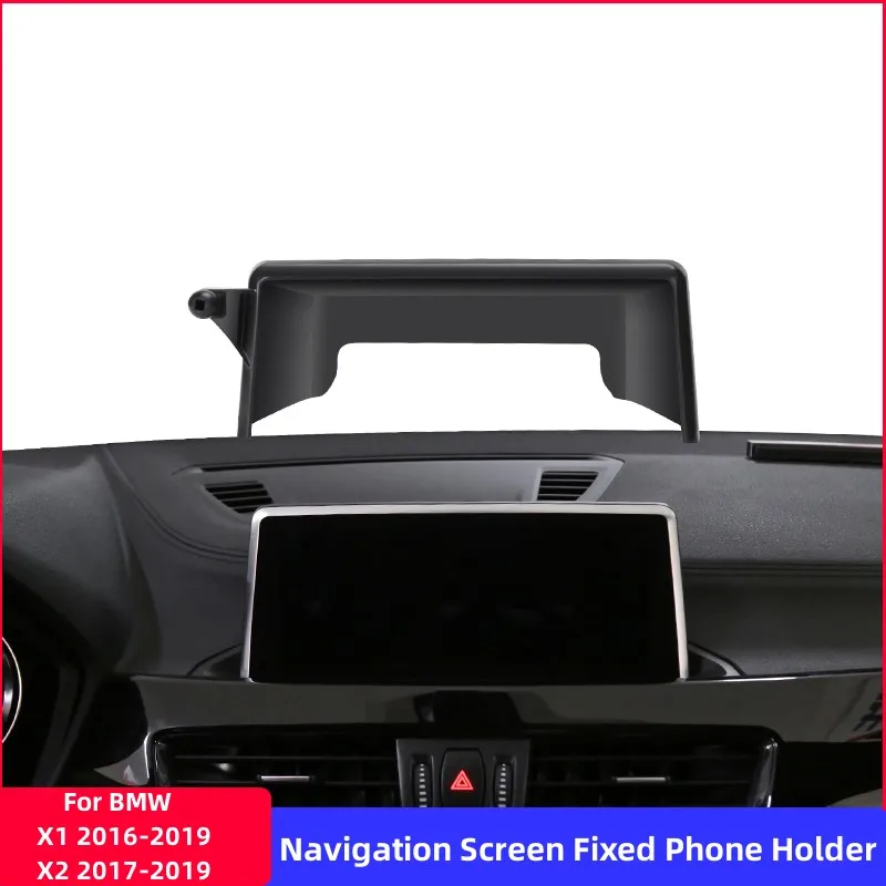 

For BMW X1 F48 F49 2016-2019 X2 F39 2017-2019 Car Phone Holder Mount 8.8" Navigation Screen Fixed Anti-Shake Phone Mount For Car