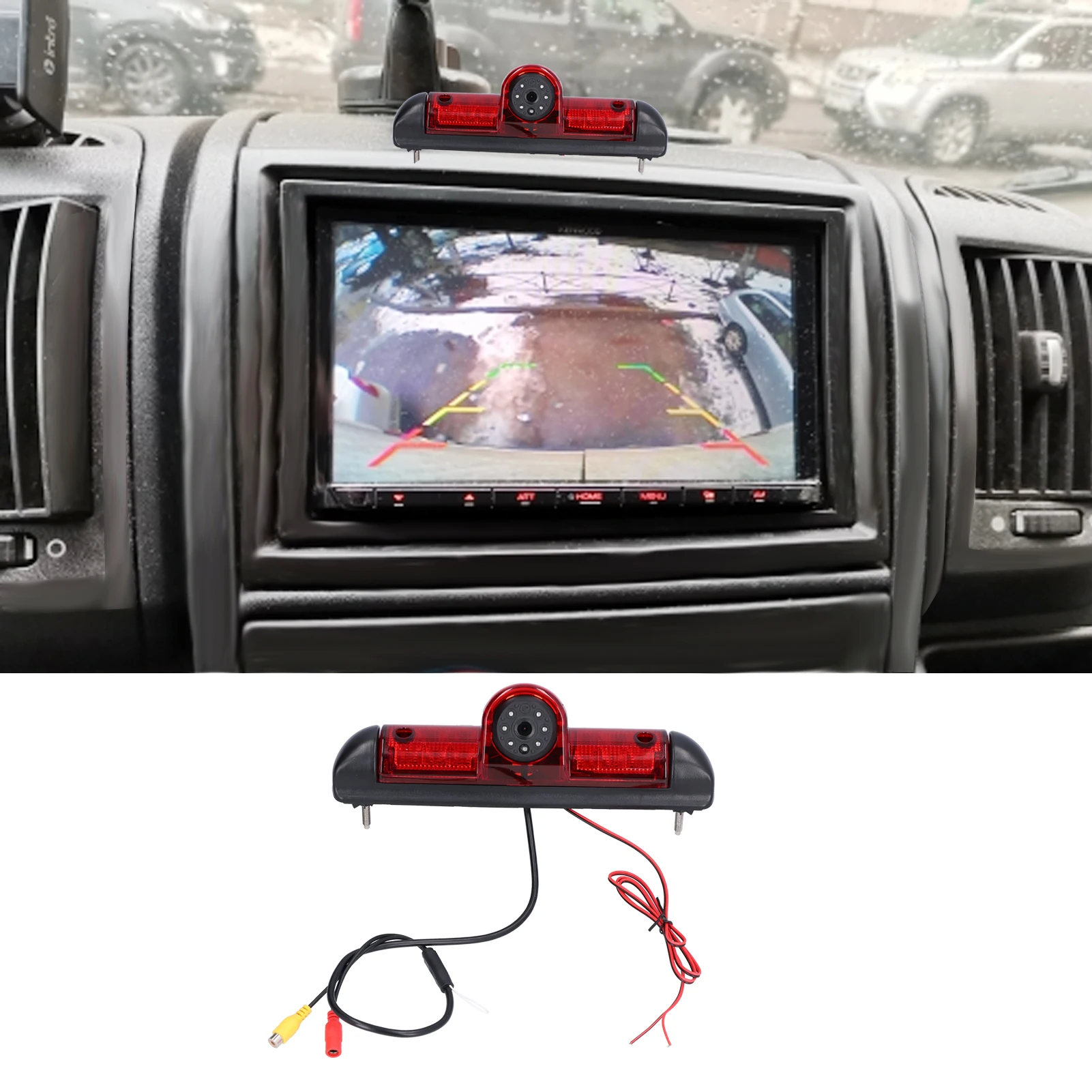 

Камера заднего вида, автомобильный тормозной фонарь заднего вида, комплект, подходит для FIAT DUCATO X250 2006+, камера заднего вида, водонепроницаемая камера заднего вида